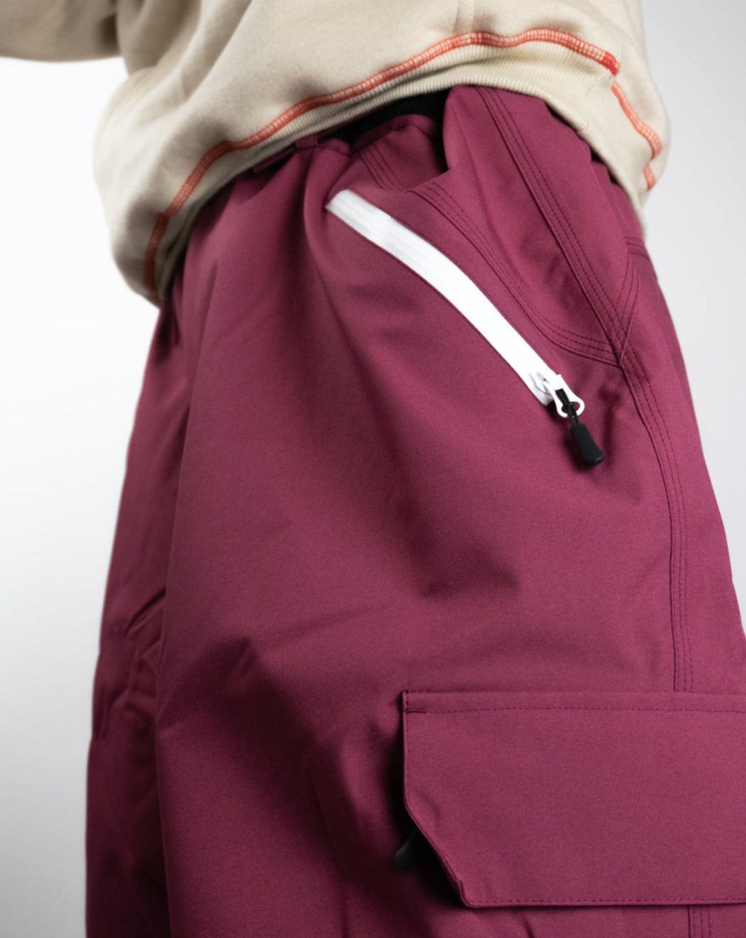 SKI PANTS - BURGUNDY
