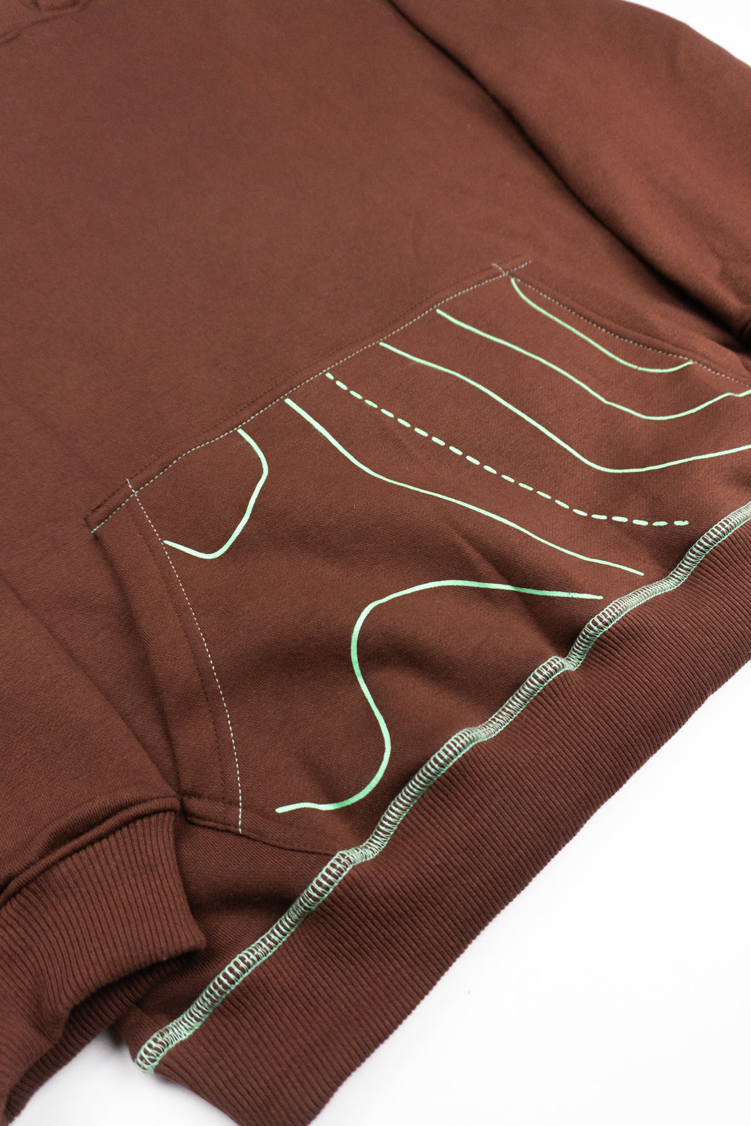 NAVIGATION HOODIE - MAHOGANY